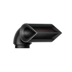 Dyson blade concentrator attached to Airwrap, showing precise airflow for smoother finish
