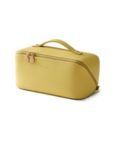 EACHY bag front view showing flat-open access and organized benefits