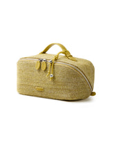 EACHY front view showing woven exterior and chic pendant, stylish protection