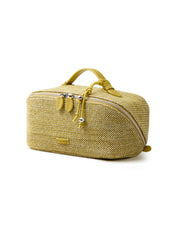 EACHY front view showing woven exterior and chic pendant, stylish protection
