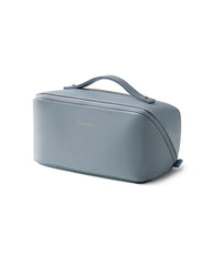 EACHY front view of blue medium bag showing compact organization benefit