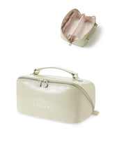 EACHY green front packaging showing compact, travel-ready cosmetic storage