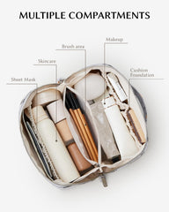 EACHY wide-open flat view revealing organized compartments for quick access