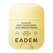 EADEM front packaging showing compact sunscreen stick and benefits