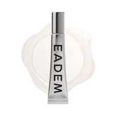 EADEM front tube showing clear glossy balm and sleek packaging for quick hydration