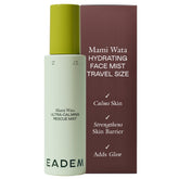 EADEM front packaging of ultra calming face mist shows compact travel bottle and benefits