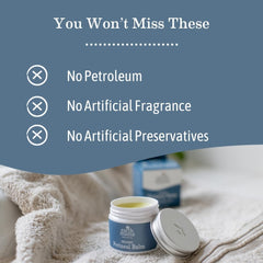 Earth Mama perineal balm with organic herbs and calendula highlighting natural ingredients