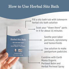 Earth Mama perineal spray close-up highlighting quick, touch-free cooling relief