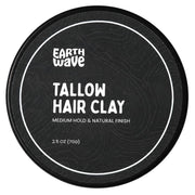 Earth Wave front tin showing label and compact 2.5 oz size for travel