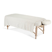 EarthLite flannel set front view showing natural color and packaging benefit: clean presentation