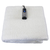EarthLite front view of heated massage pad showing warm fleece surface for client comfort