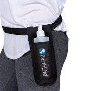 EarthLite holster front view showing secure pocket and neat profile for easy access
