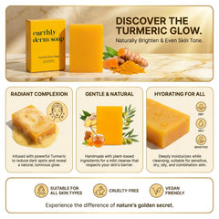 Earthly Derm soap close-up texture with creamy lather for gentle cleansing