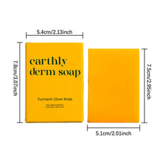 Earthly Derm lather in hand demonstrating creamy foam and easy rinse