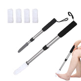 EASACE front view of long-handle applicator showing full length and white finish supports easy reach
