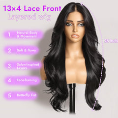 Eawwii close-up of 13x4 HD lace showing realistic parting and seamless blend