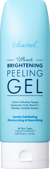 Ebanel front tube showing product label and brightening benefit