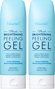 Ebanel peeling gel front packaging showing tube and label, benefits visible