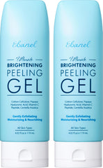 Ebanel peeling gel front packaging showing tube and label, benefits visible
