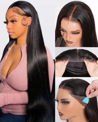 Ebarly front view showing full wig and ready-to-wear benefit