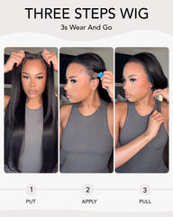 Ebarly pre-plucked hairline emphasizing realistic natural look