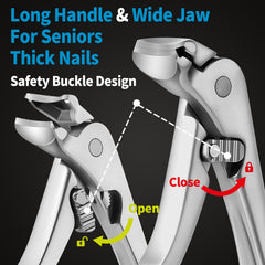 EBEWANLI angled anti-splash blade detail preventing nail scatter