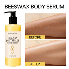EBHDEH natural beeswax ingredient shot showing nourishing barrier benefit