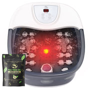 ECARBME front view of foot spa showing tub design and features for home relaxation