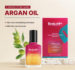 ECOLCHIPRO closeup of oil pour highlighting lightweight smooth texture