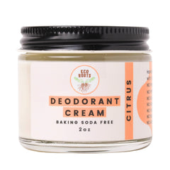 ECO ROOTS jar front view showing label and natural cream benefit