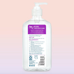 ECOS pump detail delivering measured soap and easy dispensing benefit