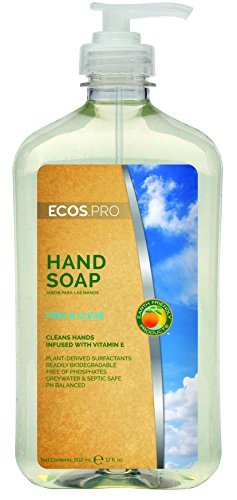 ECOS PRO front bottle showing label and no-fragrance benefit