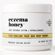 ECZEMA HONEY front packaging showing 50-count supply and product benefits