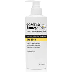 ECZEMA HONEY front bottle shot showing label and gentle formula benefits