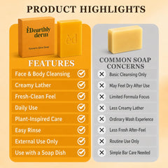 ED EARTHLY DERM HONAVE label close-up highlighting natural ingredient list