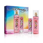 ED HARDY front packaging showing both bottles and bold artwork for easy gifting