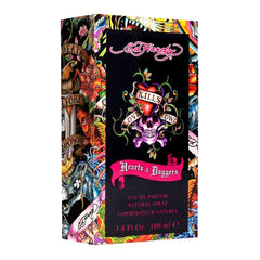 ED HARDY spray in use demonstrating easy application and projection