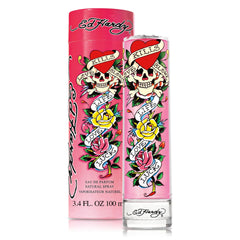 Ed Hardy front bottle showing bold artwork and benefit of stylish presentation
