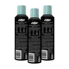 Edge aerosol top and nozzle close-up highlighting easy, controlled dispense