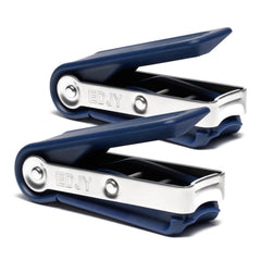 EDJY fingernail cutter front packaging showing navy 2-pack and neat presentation