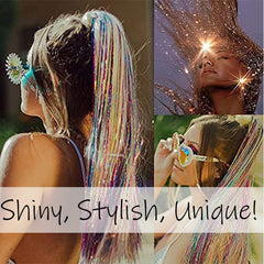 Edoneery 48-inch strands laid out displaying length and color variety for styling
