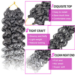 EERYA GoGo Curl includes crochet needle and hair rings for simple installation