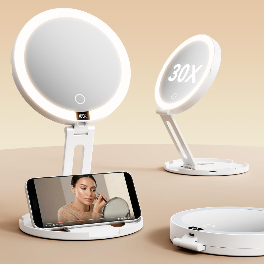 eeuuty front view with LED ring showing even, true-color lighting