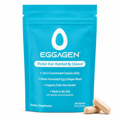 Eggagen front pouch shows packaging and supports easy daily use