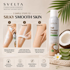 Ehcindo mousse foam texture closeup demonstrating lightweight spread