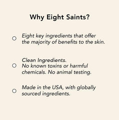 Eight Saints applied on lips demonstrating plumping and smoothness