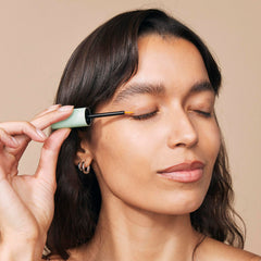 Eight Saints serum texture on fingertip showing lightweight hydration