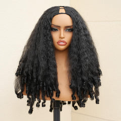 EINAEY close-up of kinky curly texture highlighting natural look benefit