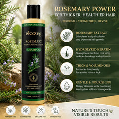 ekxzvg close-up label displaying rosemary extract and hydrolyzed keratin