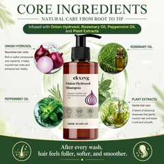 ekxzvg shampoo pump and label closeup highlighting ingredients and clarity